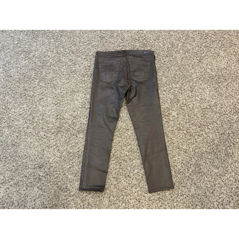 AG Adriano Goldschmied Jeans Womens Brown The Legging Ankle Super Skinny USA